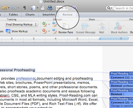 how to make comments in microsoft word for mac 2008